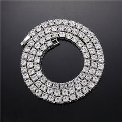 Crystal Tennis Chain Necklace