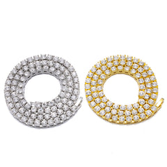 Crystal Tennis Chain Necklace