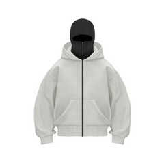 Fleece-Lined Double Hood Sweater