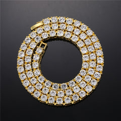 Crystal Tennis Chain Necklace